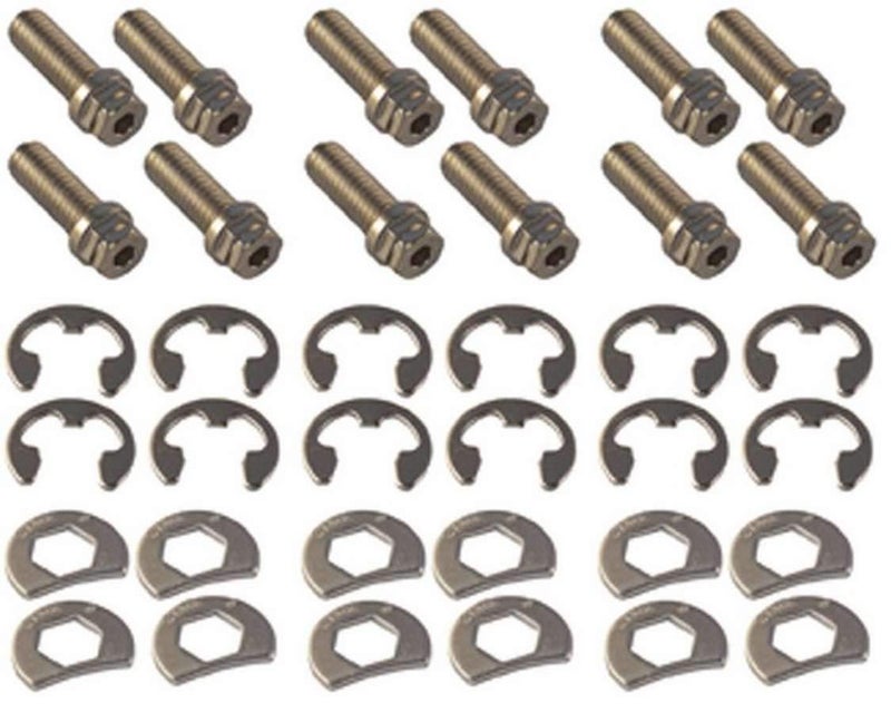 Stage 8 8911A 1" Locking Header Bolt Kit for GM Small Block